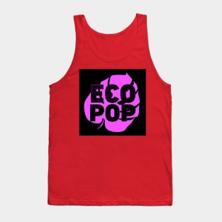 ecopop in a leaf logo design Tank Top